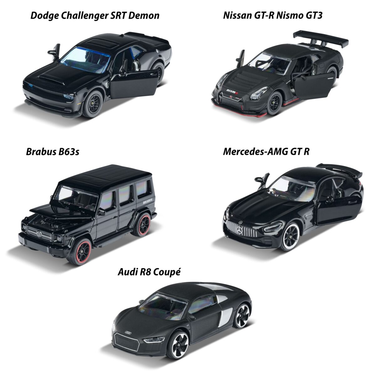Automobilių rinkinys 5vnt