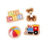 Bigjigs medinės dėlionės Žaislai (8 el.)