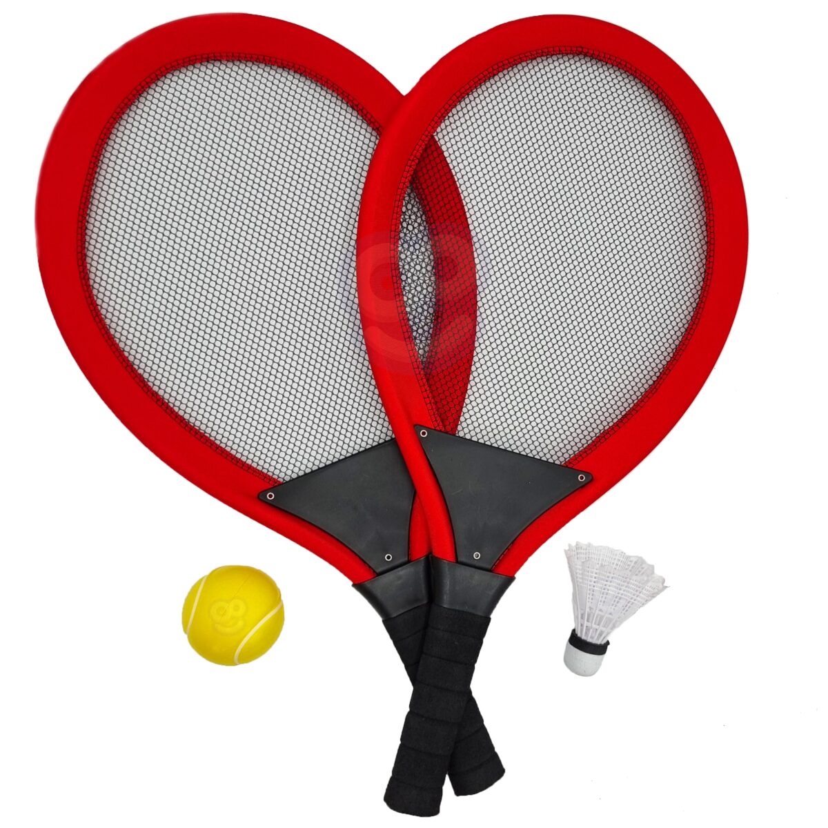 Didelės badmintono teniso raketės vaikams – raudonas