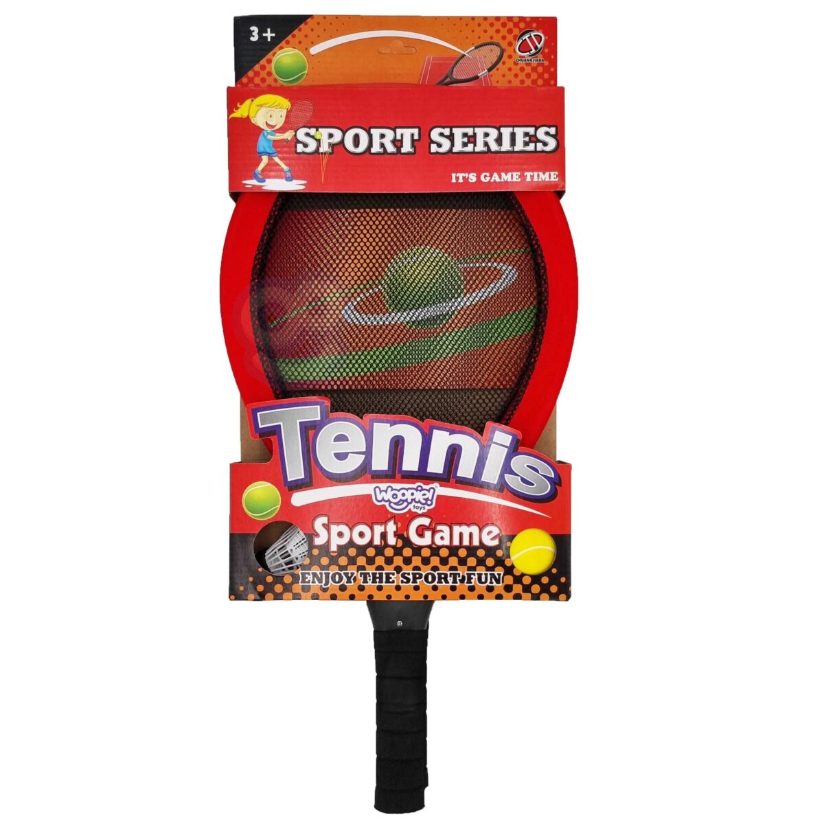 Didelės badmintono teniso raketės vaikams – raudonas