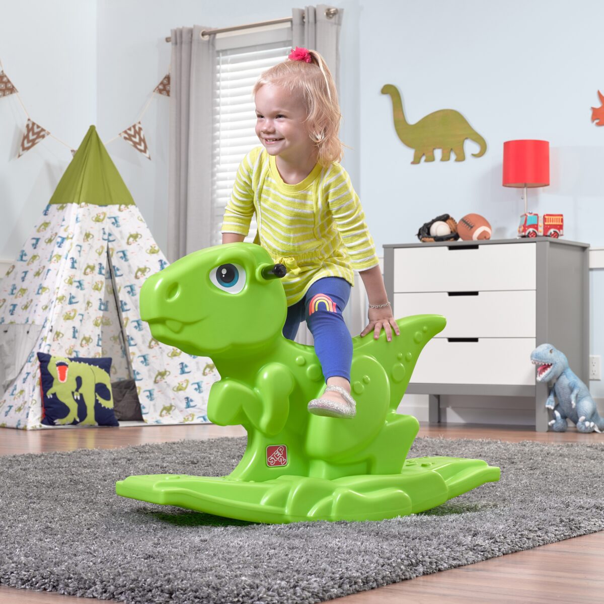 Dinozauro supynė – žalia