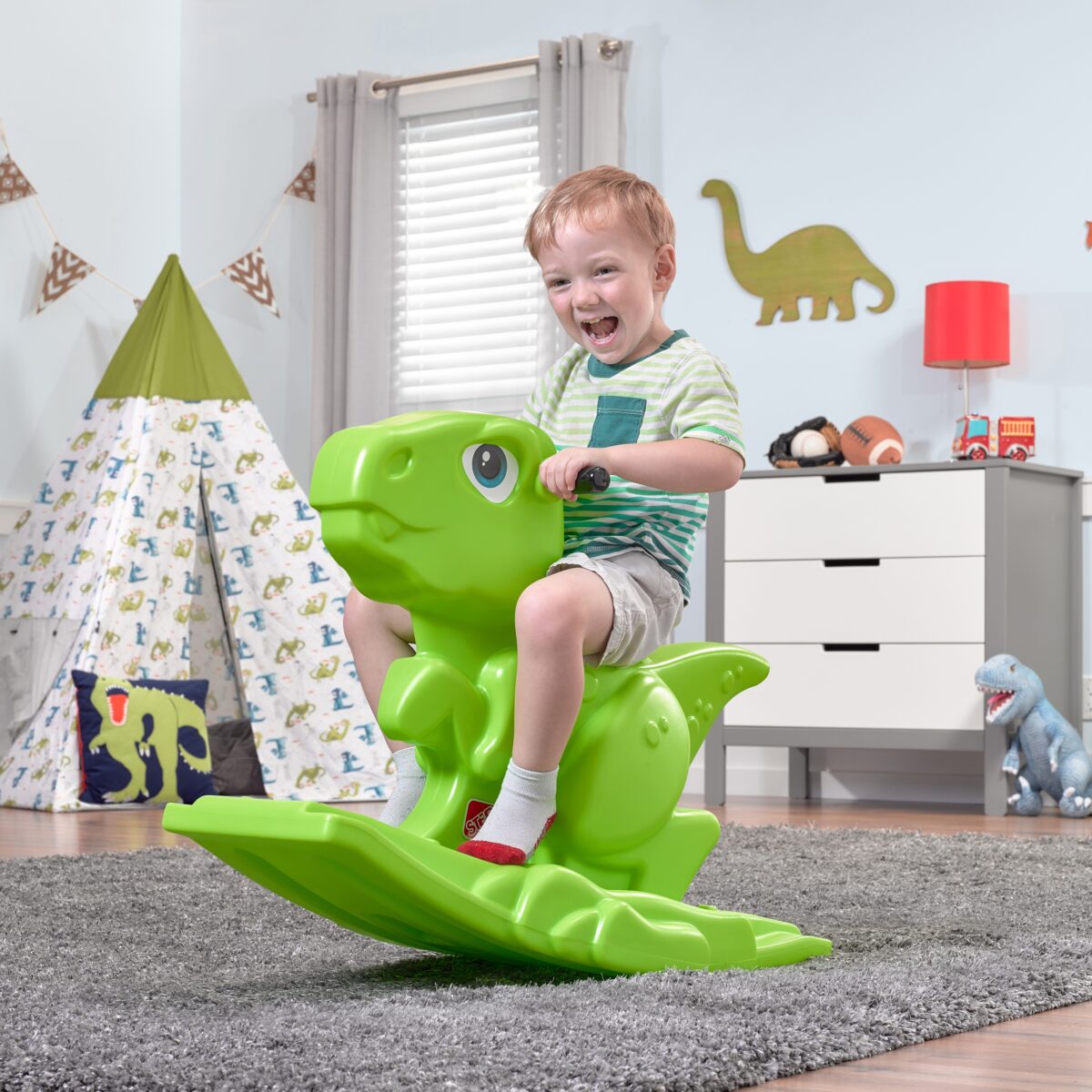 Dinozauro supynė – žalia