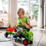FALK Traktorius su priekaba ir priedais – žalias