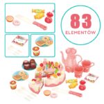 Gimtadienio tortas su daugybe priedu WOOPIE + 83 el.