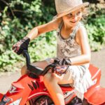 Keturratis su pedalais – raudonas