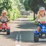 Keturratis su pedalais – raudonas