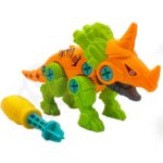 Konstrukcinis dinozauras kiaušinyje su atsuktuvu – Ceratopas