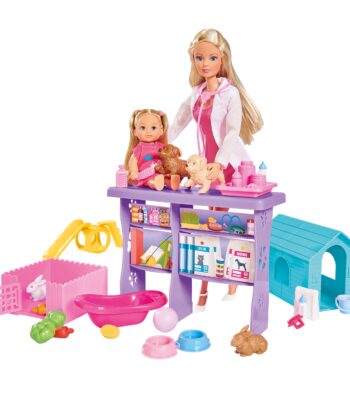 Lėlė Steffi Veterinarios rinkinys