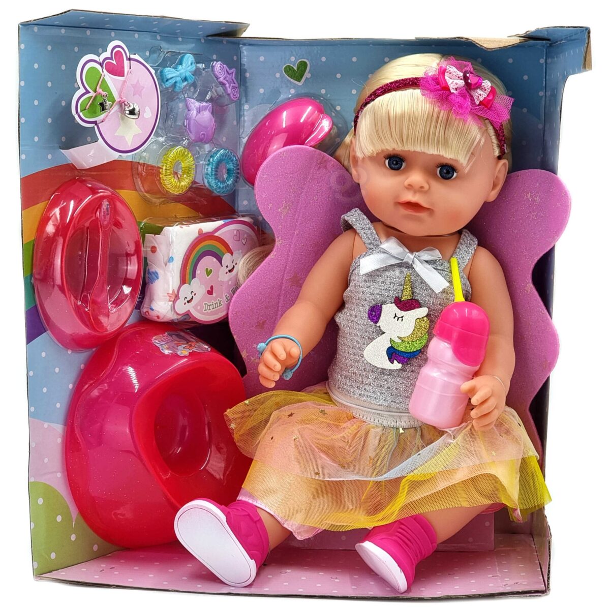 Lėlė balerina Zosia 43cm + aksesuaras