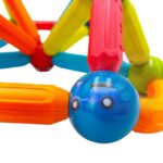 Magnetiniai mokomieji konstrukciniai blokai 52vnt