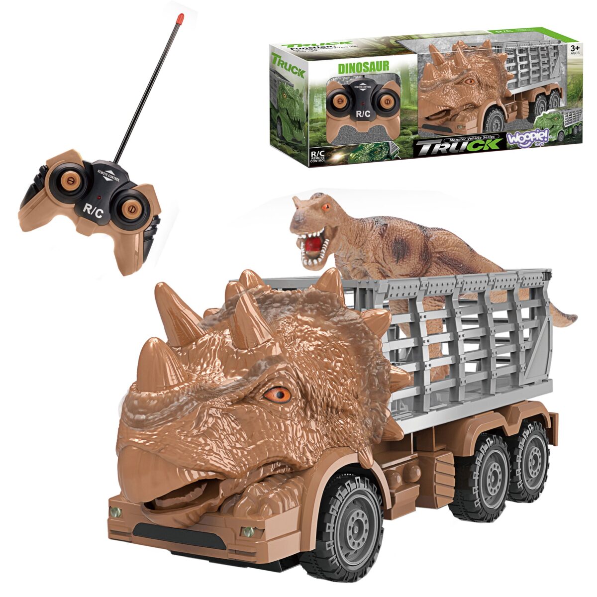 Nuotoliniu būdu valdomas automobilis RC – dinozauras