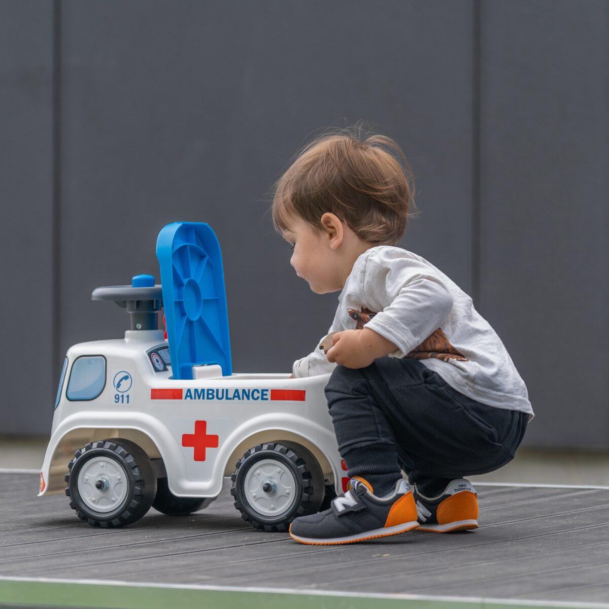 Paspiriamoji mašinėlė – greitosios pagalbos automobilis