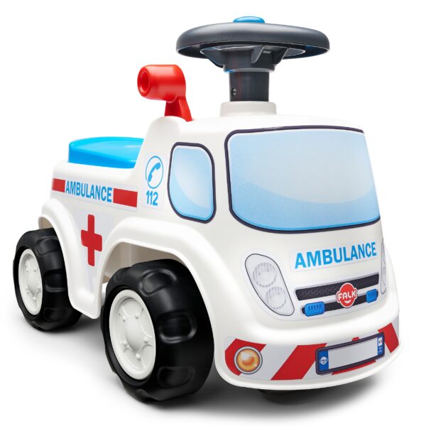 Paspiriamoji mašinėlė – greitosios pagalbos automobilis