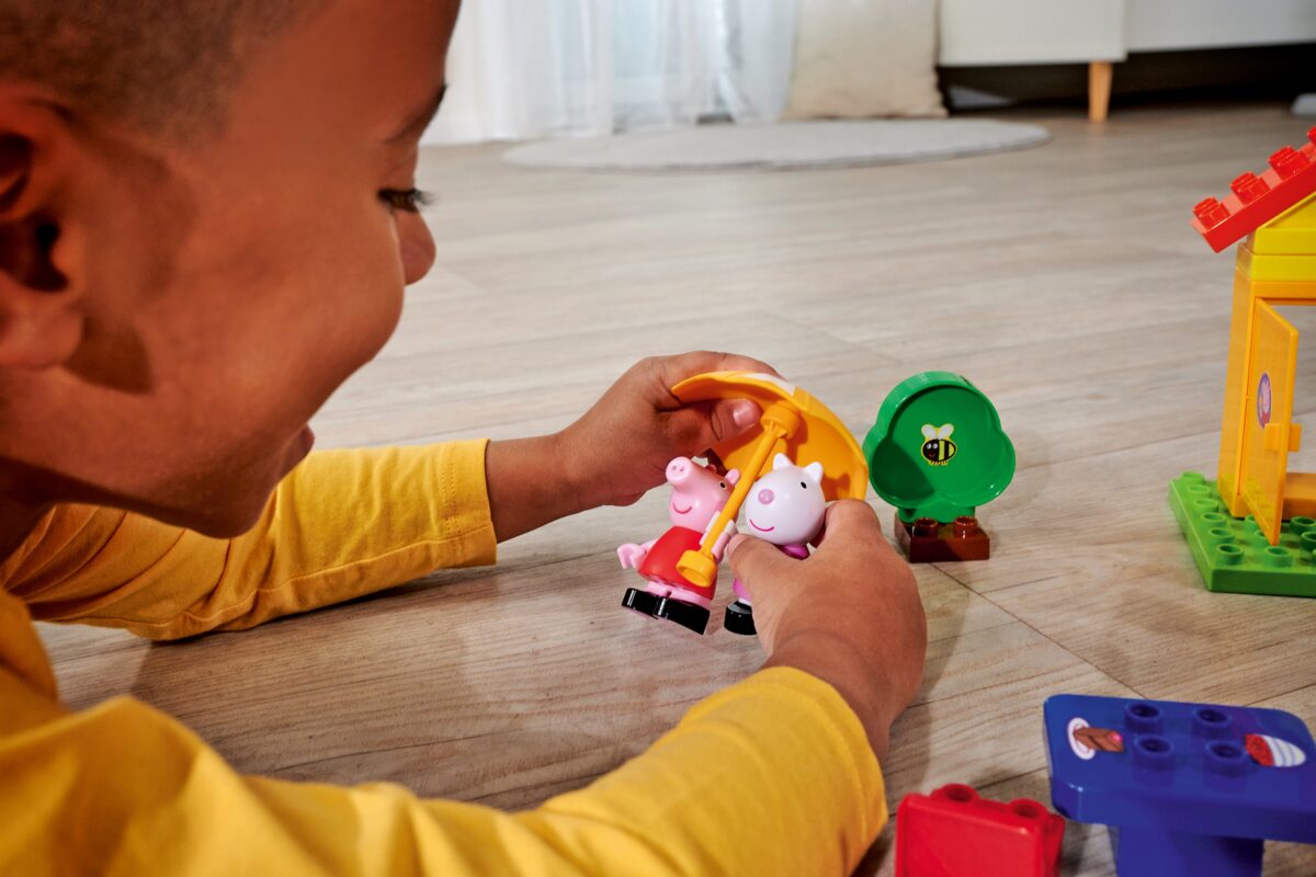 Peppa Pig konstruktoriai – sodo namelis