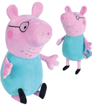 Peppa Pig pliušinis žaislas – tėtis 37cm