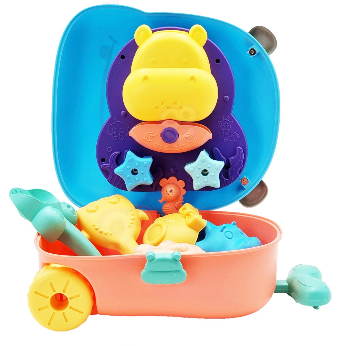 Smėlio rinkinys 3in1 – lagaminas su priedais