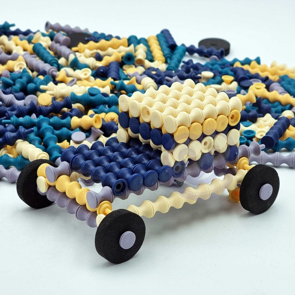 Statybiniai blokai – 3D mozaikos kamuoliukai 888vnt