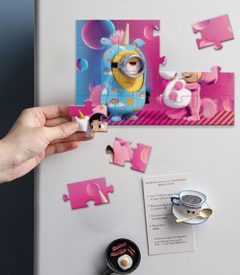 Dodo magnetinė Minions dėlionė Vienaragiai (16 el.)